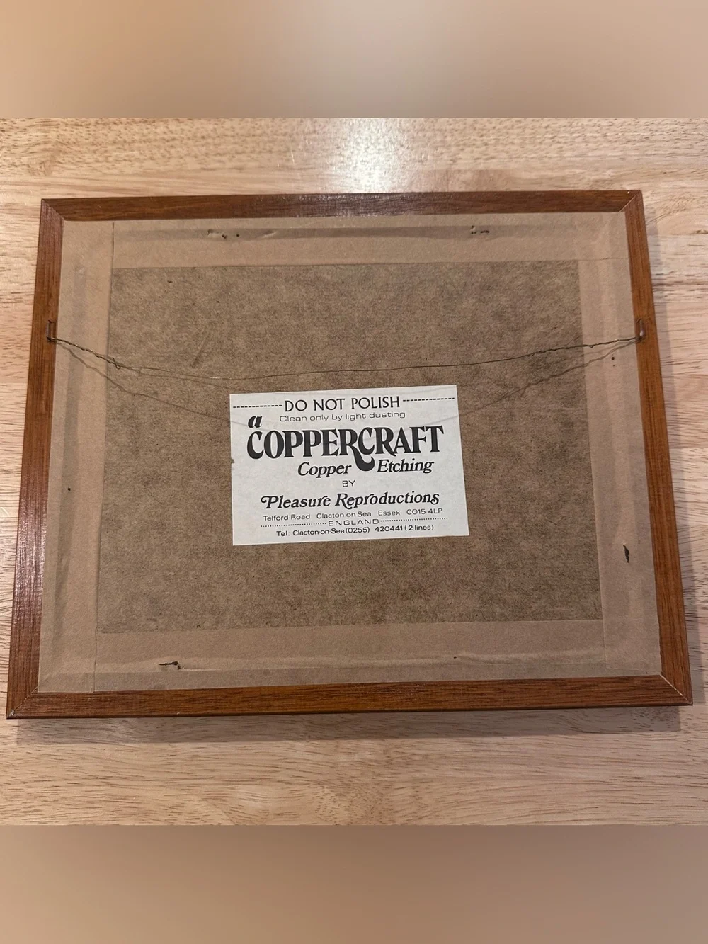 Coppercraft vin Swansea & Mumbles Railway Vintage copper etched Wall Plaque 8x10